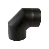&Oslash; 120 mm Ofenrohr Bogen 90&deg; - mit T&uuml;r - poliert - 3-tlg.