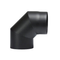 Ø 120 mm Ofenrohr Bogen 90° - poliert - 3-tlg.