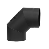 Ø 130 mm Ofenrohr Bogen 90° - mit Tür -...