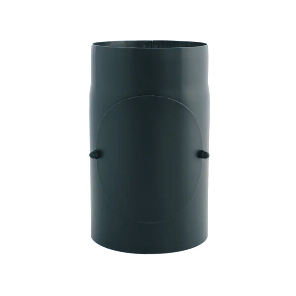 Ø 160 mm Ofenrohr Längenelement mit Tür 25 cm