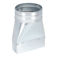 FK Adapter 150 x 50 mm auf Ø 125 mm, symmetrisch