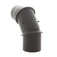 &Oslash; 120 mm Ofenrohr Bogen drehbar 0-90&deg; - mit T&uuml;r