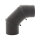 Ø 220 mm Ofenrohr Bogen drehbar 0-90° - mit Tür