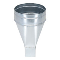 FK Adapter 150 x 50 mm auf &Oslash; 150 mm, symmetrisch