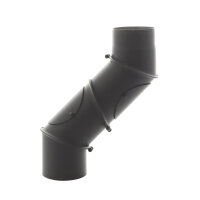 &Oslash; 120 mm Ofenrohr Multibogen - 2 T&uuml;ren