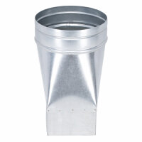 FK Adapter 200 x 90 mm auf &Oslash; 150 mm, symmetrisch