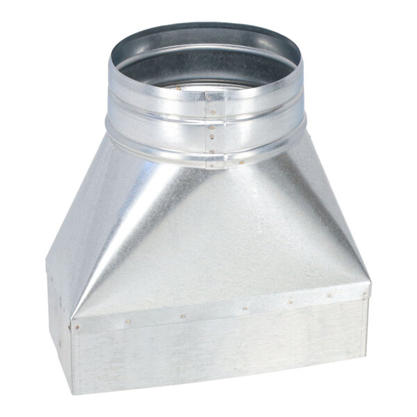 FK Adapter 200 x 90 mm auf Ø 125 mm, symmetrisch