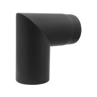 Ø 220 mm Ofenrohr Bogen 90° - eckig - poliert