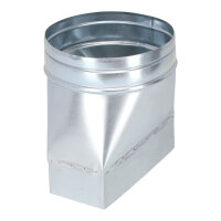 FK Adapter 200 x 90 mm auf Ø 180 mm, symmetrisch