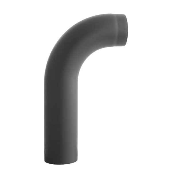 Ø 120 mm Ofenrohr Bogen 90° gezogen - Schenkel kurz