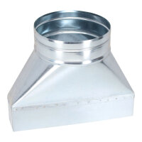 FK Adapter 250 x 50 mm auf Ø 150 mm, symmetrisch