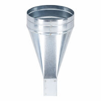 FK Adapter 250 x 50 mm auf &Oslash; 150 mm, symmetrisch