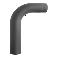 Ø 130 mm Ofenrohr Bogen 90° gezogen - Schenkel...