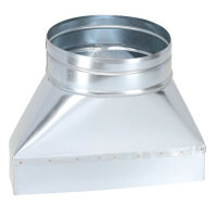 FK Adapter 250 x 50 mm auf Ø 160 mm, symmetrisch