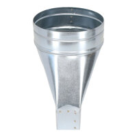 FK Adapter 250 x 50 mm auf &Oslash; 160 mm, symmetrisch