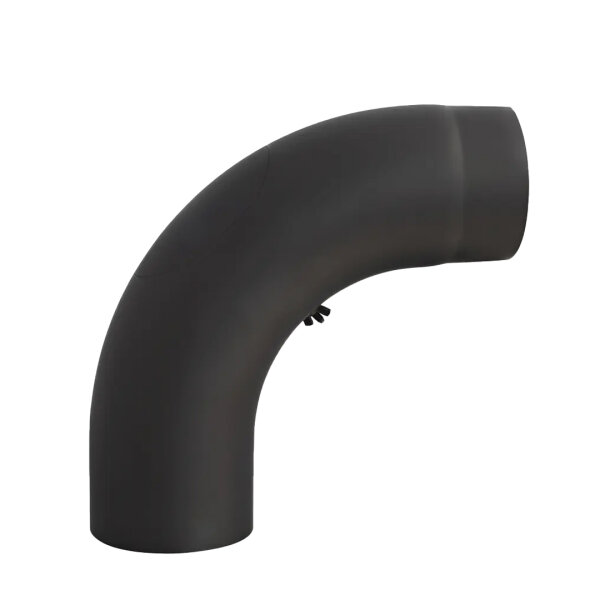 Ø 120 mm Ofenrohr Bogen 90° gezogen - mit Tür