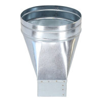 FK Adapter 300 x 90 mm auf &Oslash; 200 mm, symmetrisch