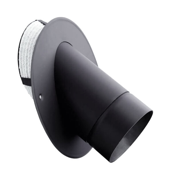 Anschlussübergang Ofenrohr-Keramikschornstein 45° - Ø 180 auf 200 mm