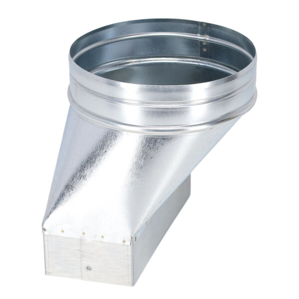 FK Adapter 200 x 90 mm auf Ø 180 mm, asymmetrisch