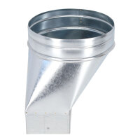 FK Adapter 200 x 90 mm auf Ø 180 mm, asymmetrisch