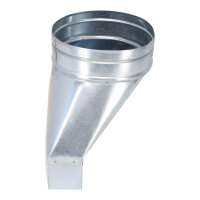 FK Adapter 250 x 50 mm auf Ø 160 mm, asymmetrisch