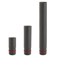 &Oslash; 100 mm Pelletofenrohr L&auml;ngenelement - 100 cm