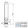 Ø 80 mm Pelletofenrohr Längenelement 50 cm mit Revisionstür
