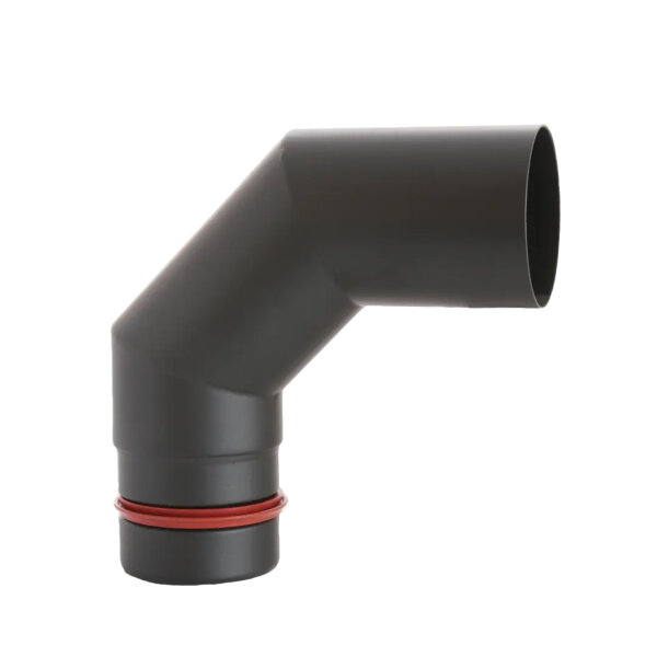 Ø 100 mm Pelletofenrohr Bogen 90° - 3-tlg.