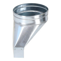 FK Adapter 250 x 50 mm auf Ø 180 mm, asymmetrisch