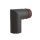 Ø 80 mm Pelletofenrohr Bogen 90° - 2-tlg.
