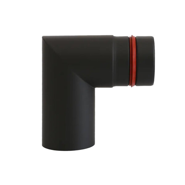 Ø 100 mm Pelletofenrohr Bogen 90° - 2-tlg.