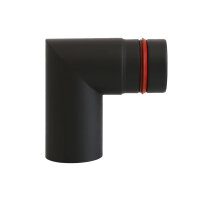 Ø 100 mm Pelletofenrohr Bogen 90° - 2-tlg.