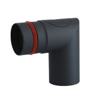 Ø 80 mm Pelletofenrohr Bogen 90° - 2-tlg. -...