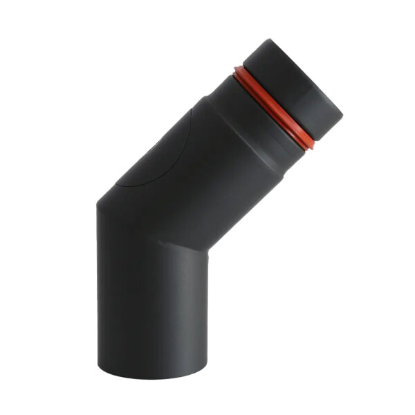 Ø 80 mm Pelletofenrohr Bogen 45° - mit Revision