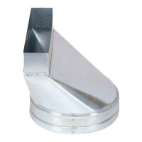 FK Adapter 250 x 50 mm auf Ø 200 mm, asymmetrisch