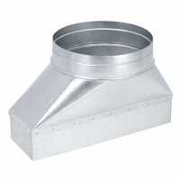 FK Adapter 300 x 90 mm auf &Oslash; 180 mm, asymmetrisch