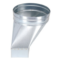 FK Adapter 300 x 90 mm auf Ø 200 mm, asymmetrisch