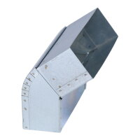 FK &Uuml;bergang Wand-Boden verstellbar 45-90&deg;, 150 x 50 mm