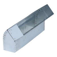 FK &Uuml;bergang Wand-Boden verstellbar 45-90&deg;, 250 x 50 mm