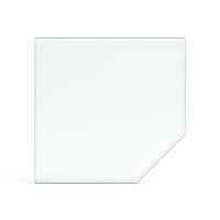 Funkenschutzplatte Glas für Kaminofen Fünfeck...
