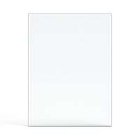 Funkenschutzplatte Glas für Kaminofen Rechteck 45 x...