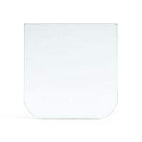 Funkenschutzplatte Glas für Kaminofen Rechteck...