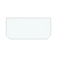 Funkenschutzplatte Glas für Kaminofen Sechseck 100 x...
