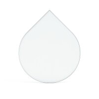 Funkenschutzplatte Glas für Kaminofen Tropfen 110 x...