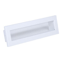 FK Luftgitter 250 x 50 mm, wei&szlig;