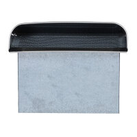 FK Au&szlig;enluft-Anschluss mit Insektenschutzgitter, Abdeckung Edelstahl, 150 x 50 mm