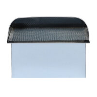 FK Au&szlig;enluft-Anschluss mit Insektenschutzgitter, Abdeckung Edelstahl, 200 x 90 mm