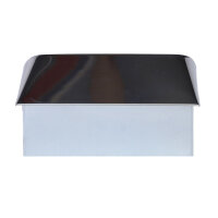 FK Au&szlig;enluft-Anschluss mit Insektenschutzgitter, Abdeckung Edelstahl, 300 x 90 mm