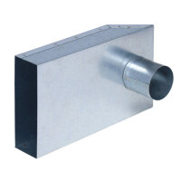 FK Übergang von 150 x 50 mm in 90° auf Ø...