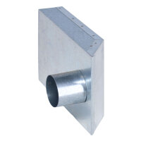 FK Übergang von 150 x 50 mm in 90° auf Ø...